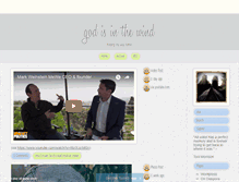 Tablet Screenshot of godisinthewind.com